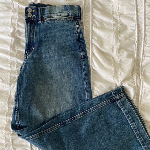 NWT Banana Republic Wide Leg Cropped Jeans - Picture 5 of 5